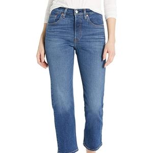 Levi's 501 straight crop jeans size 34 high rise